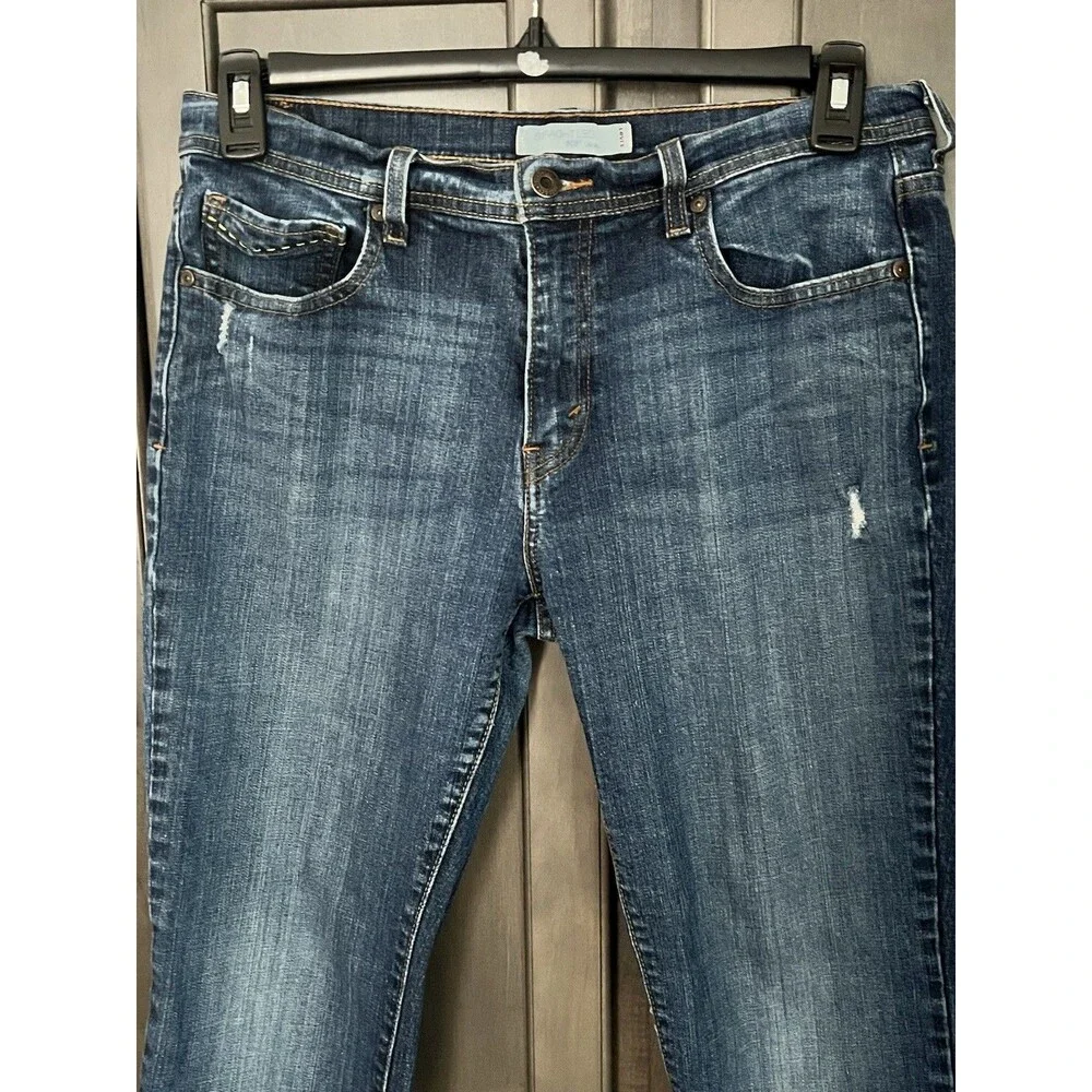 Levi's 505 Straight Leg Jeans Women's Size 12 S/C Medium Wash Denim
